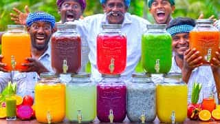 COLORFUL JUICE | 10 VARIETY of Healthy Juices | Summer Health Drink | Natural Refreshing Fresh Juice